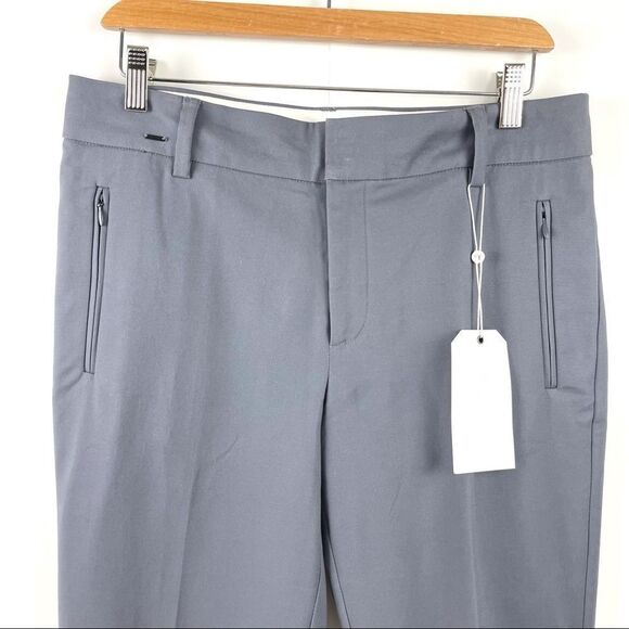 NEW Part Two Urban Pants in Slate Grey Stretch Cotton Tapered Leg US 8/UK 12 - Picture 6 of 11